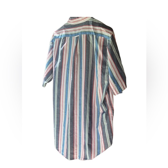 Vintage Towncraft Striped Button Up Men’s Shirt Size Large Regular 16-16.5 - Picture 7 of 7